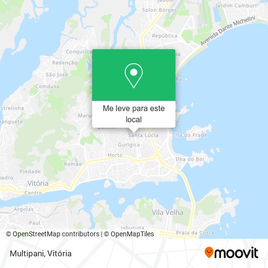 Multipani mapa