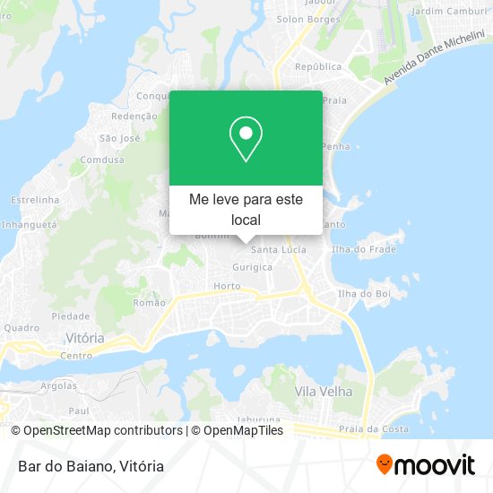 Bar do Baiano mapa