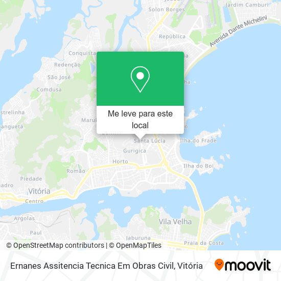 Ernanes Assitencia Tecnica Em Obras Civil mapa