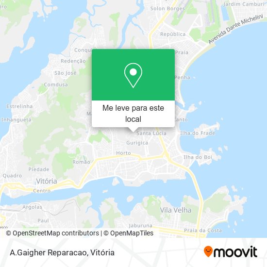 A.Gaigher Reparacao mapa