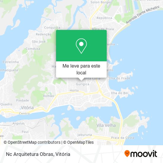 Nc Arquitetura Obras mapa