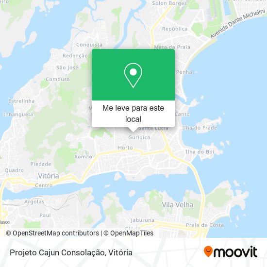 Projeto Cajun Consolação mapa