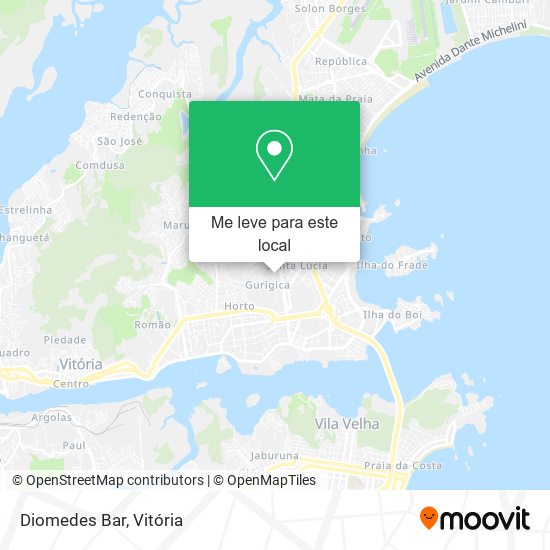 Diomedes Bar mapa