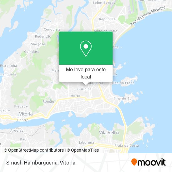 Smash Hamburgueria mapa