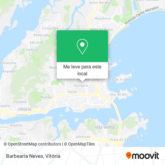 Barbearia Neves mapa