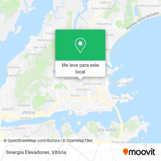 Sinergia Elevadores mapa