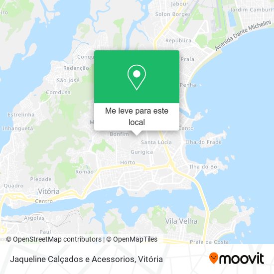 Jaqueline Calçados e Acessorios mapa
