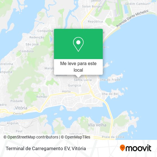 Terminal de Carregamento EV mapa