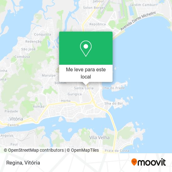 Regina mapa