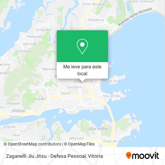 Zaganelli Jiu Jitsu - Defesa Pessoal mapa