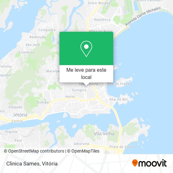 Clinica Sames mapa