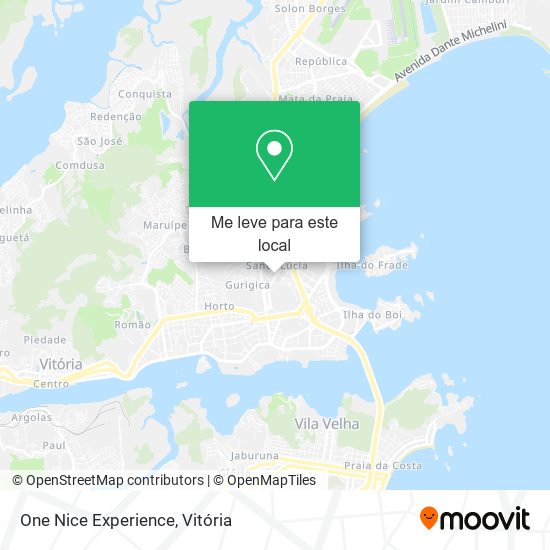 One Nice Experience mapa