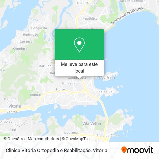 Clinica Vitória Ortopedia e Reabilitação mapa