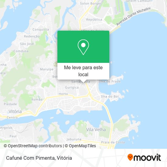 Cafuné Com Pimenta mapa