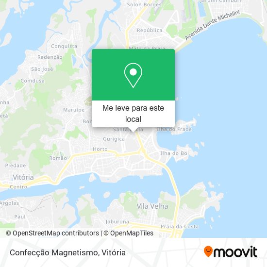 Confecção Magnetismo mapa
