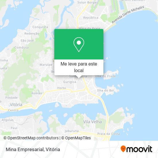 Mina Empresarial mapa