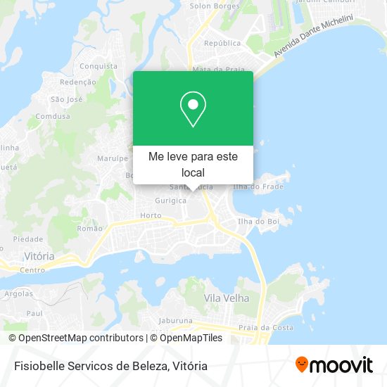 Fisiobelle Servicos de Beleza mapa