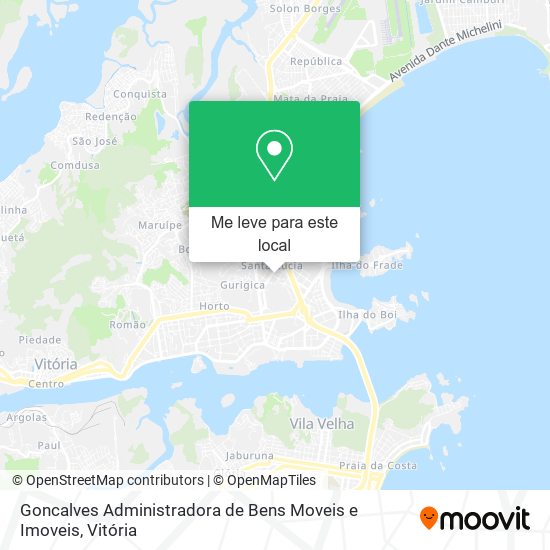 Goncalves Administradora de Bens Moveis e Imoveis mapa