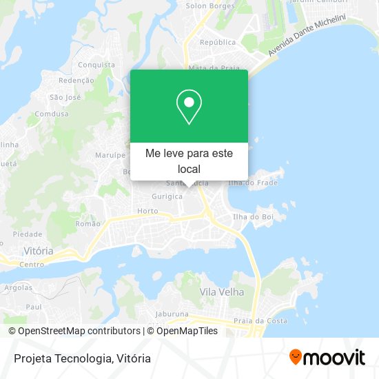 Projeta Tecnologia mapa