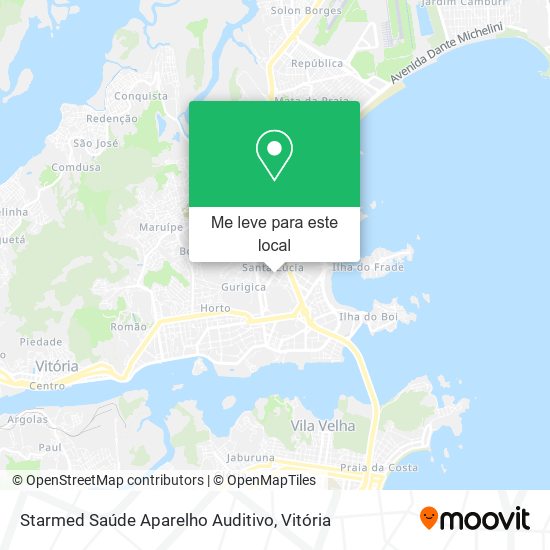 Starmed Saúde Aparelho Auditivo mapa