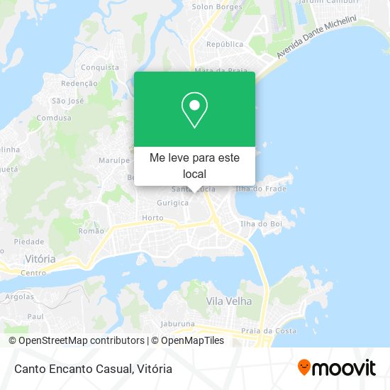 Canto Encanto Casual mapa