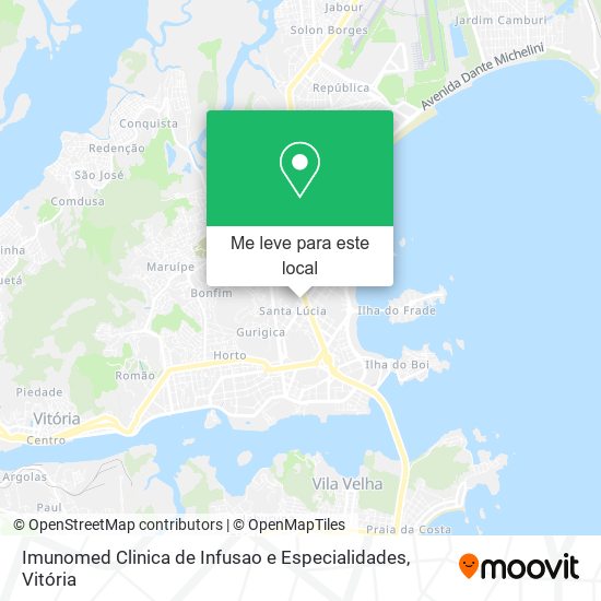 Imunomed Clinica de Infusao e Especialidades mapa