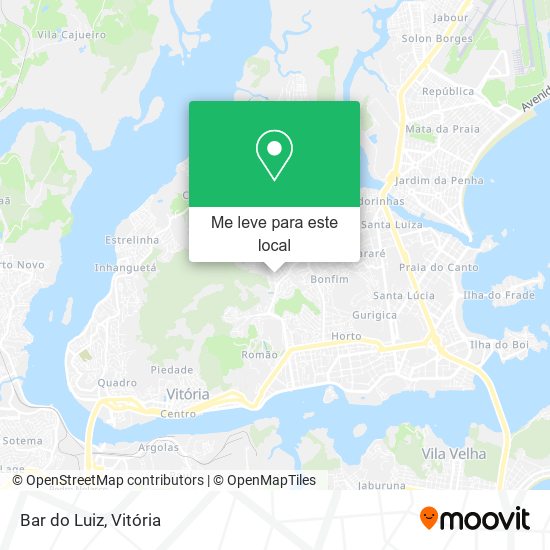 Bar do Luiz mapa