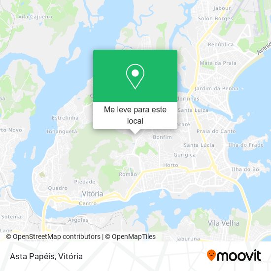 Asta Papéis mapa