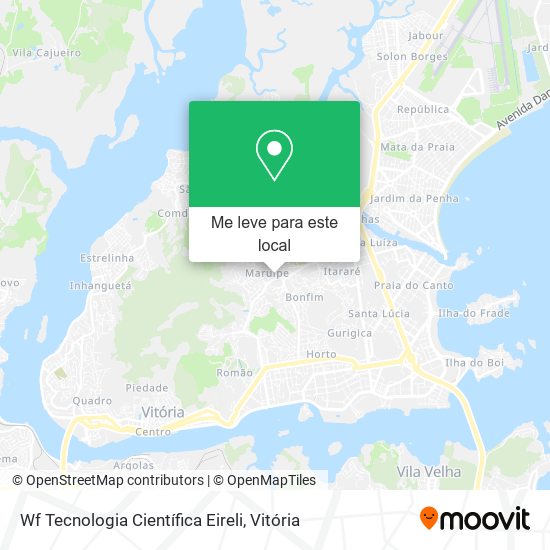 Wf Tecnologia Científica Eireli mapa