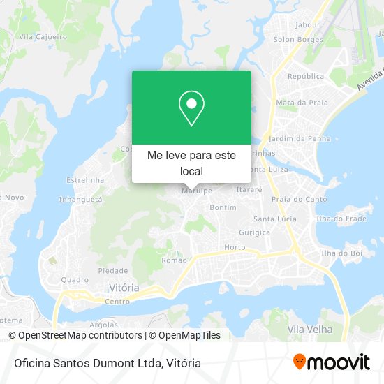Oficina Santos Dumont Ltda mapa