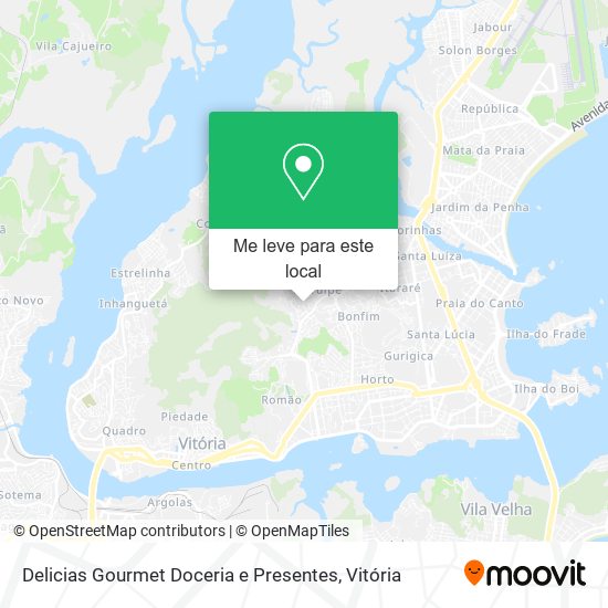 Delicias Gourmet Doceria e Presentes mapa