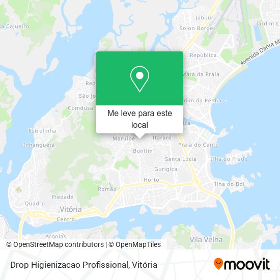 Drop Higienizacao Profissional mapa
