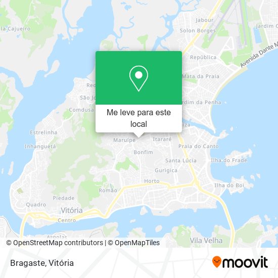 Bragaste mapa