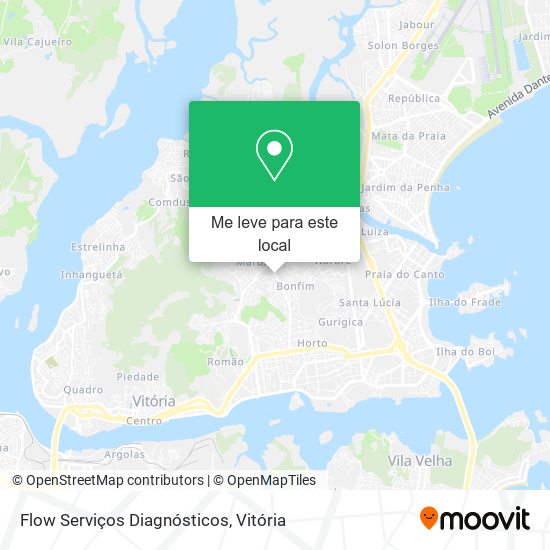 Flow Serviços Diagnósticos mapa