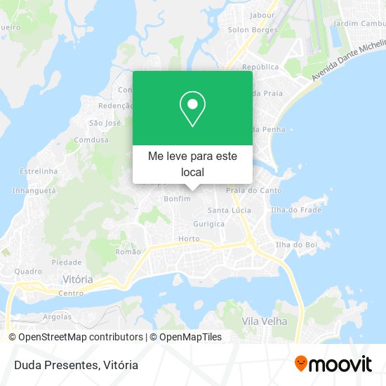 Duda Presentes mapa