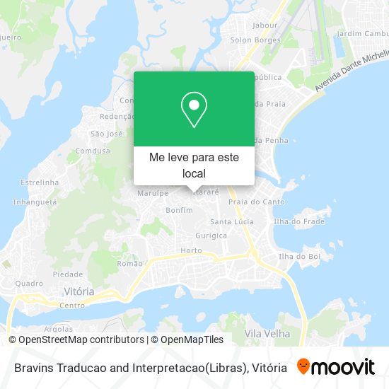 Bravins Traducao and Interpretacao(Libras) mapa