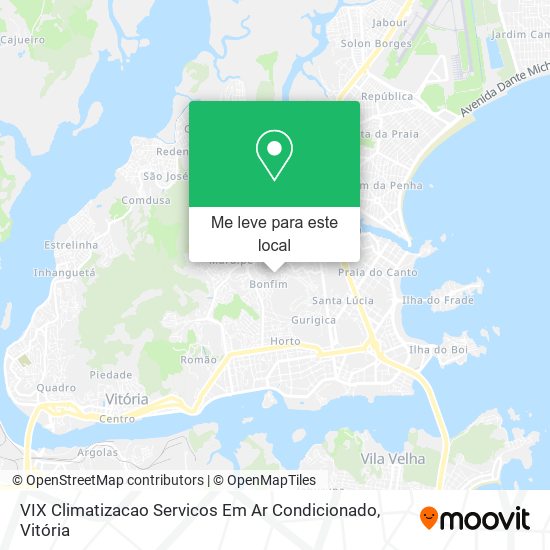VIX Climatizacao Servicos Em Ar Condicionado mapa