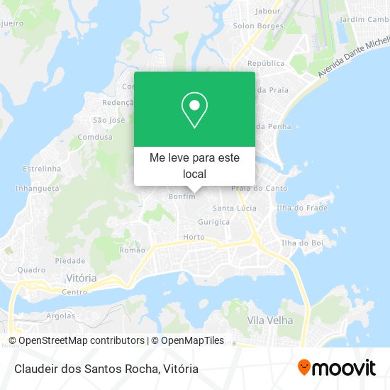 Claudeir dos Santos Rocha mapa