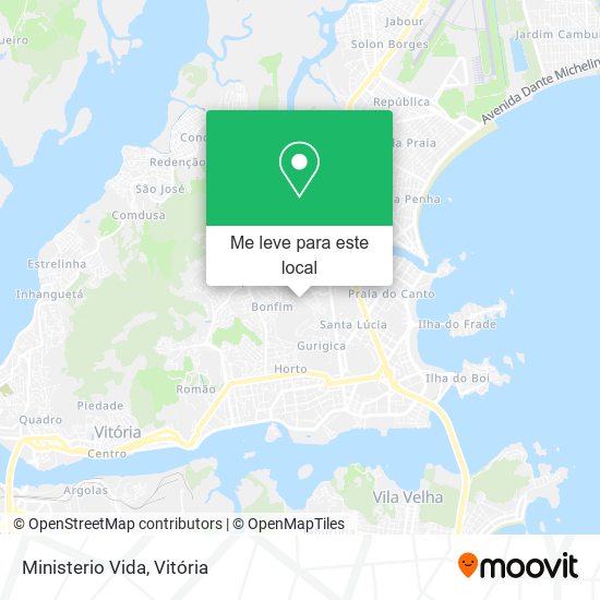 Ministerio Vida mapa