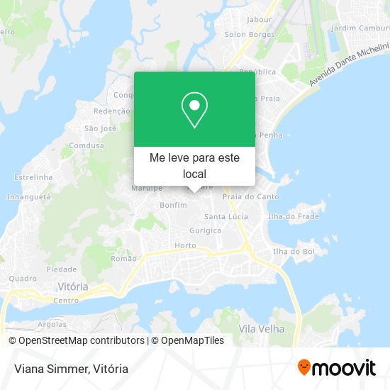 Viana Simmer mapa