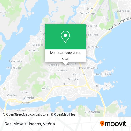 Real Moveis Usados mapa