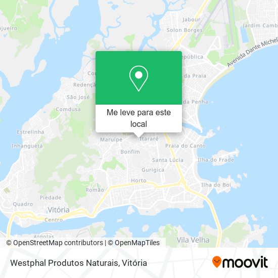 Westphal Produtos Naturais mapa