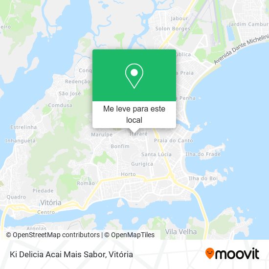 Ki Delicia Acai Mais Sabor mapa
