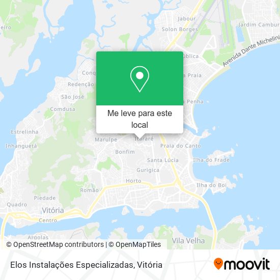 Elos Instalações Especializadas mapa