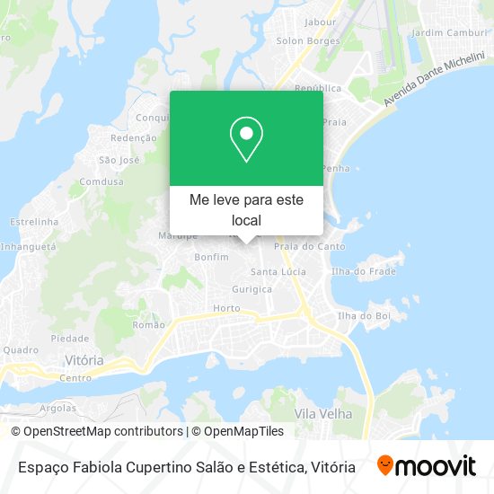 Espaço Fabiola Cupertino Salão e Estética mapa