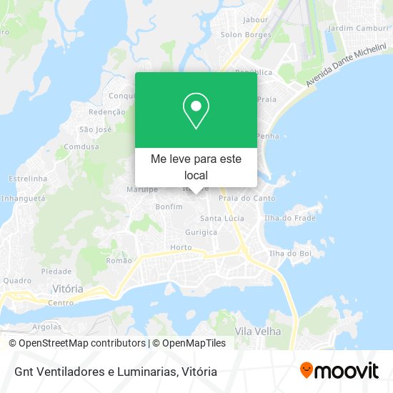 Gnt Ventiladores e Luminarias mapa