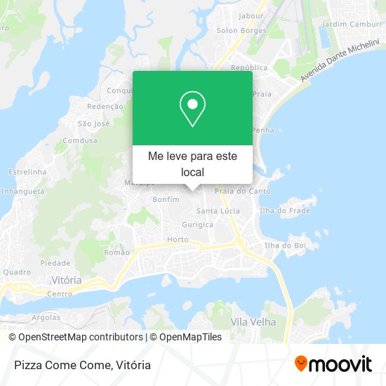 Pizza Come Come mapa