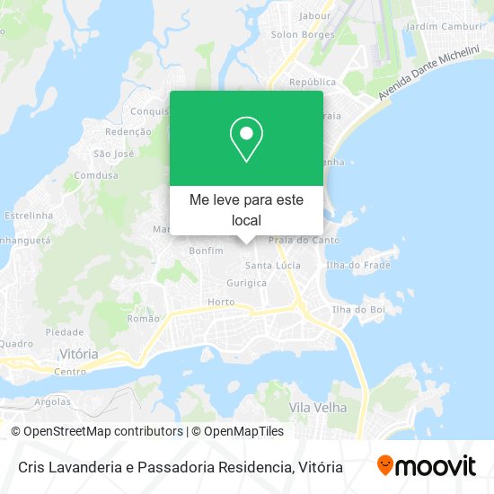 Cris Lavanderia e Passadoria Residencia mapa