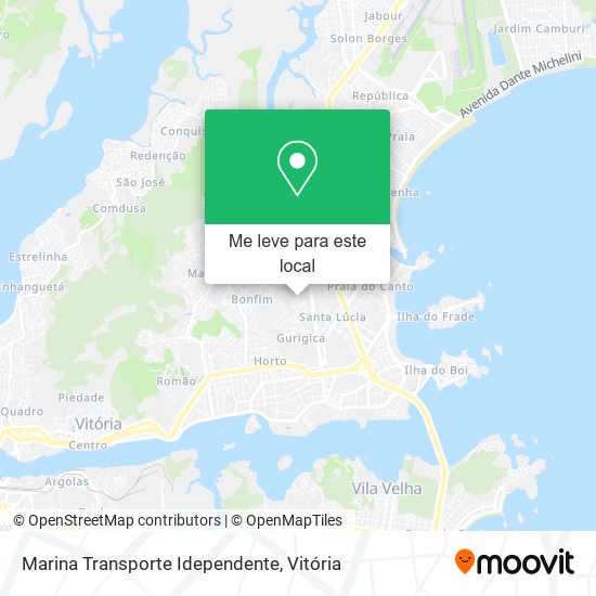 Marina Transporte Idependente mapa