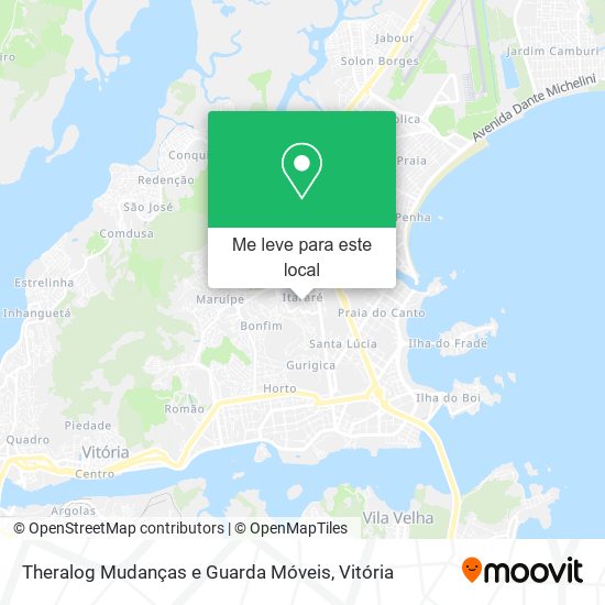 Theralog Mudanças e Guarda Móveis mapa